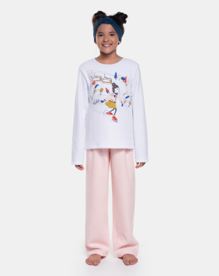Pijama Manga Longa e Calça