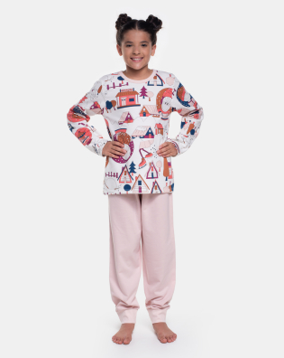 Pijama Manga Longa e Calça