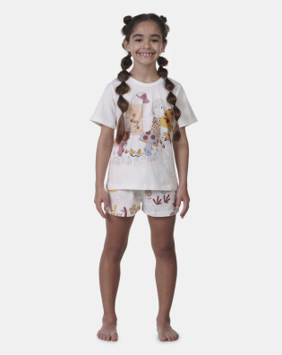 Pijama manga curta e short  