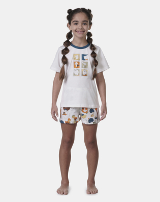Pijama manga curta e short