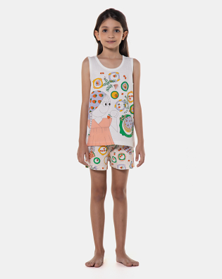 Pijama regata e short     
