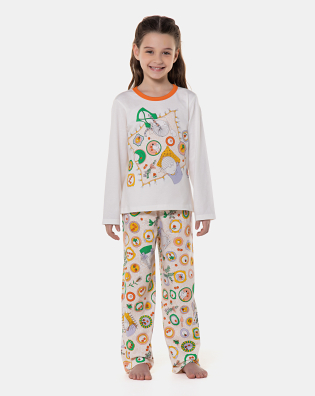 Pijama sonhart infantil manga longa e calça