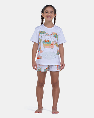 Pijama Manga Curta e Short