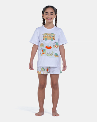 Pijama Manga Curta e Short