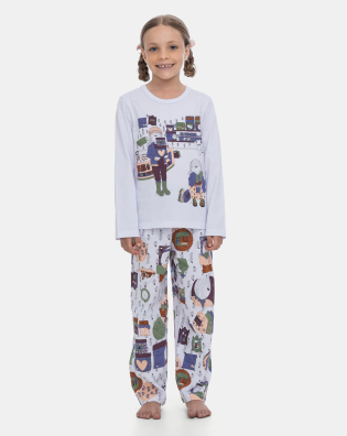 Pijama Manga Longa e Calça