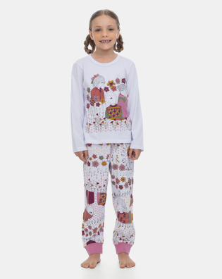 Pijama Manga Longa e Calça