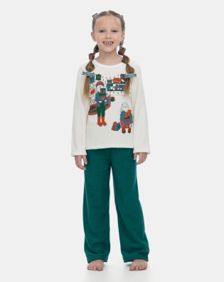 Pijama Manga Longa e Calça