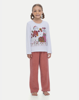 Pijama Manga Longa e Calça