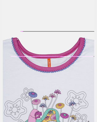 Pijama Feminino Kids Manga Longa e Calça