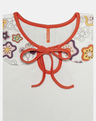 Pijama Feminino Kids Manga Curta e Short