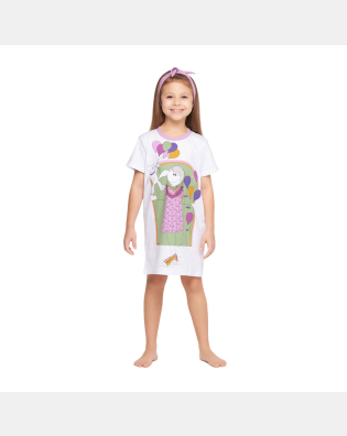 Camisão Feminino Kids Manga Curta