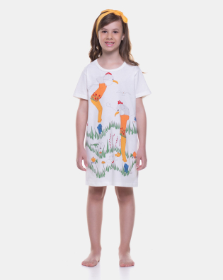 Camisão manga curta                