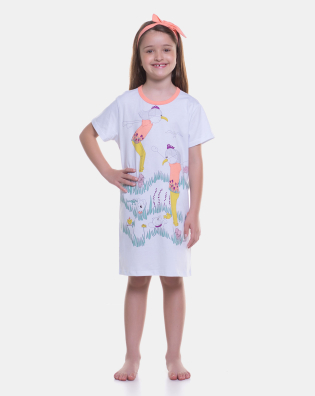 Camisão manga curta           