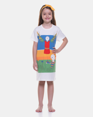 Camisão manga curta               