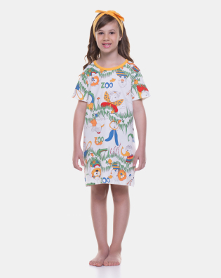 Camisão manga curta