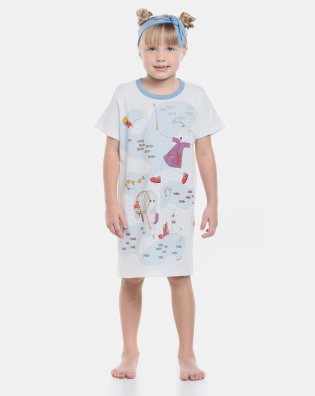 Camisão manga curta               