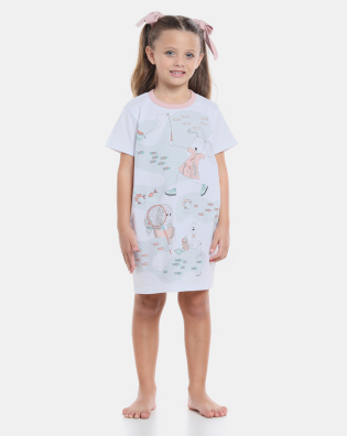 Camisão manga curta      