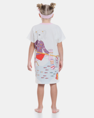 Camisão manga curta                 
