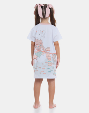 Camisão manga curta           