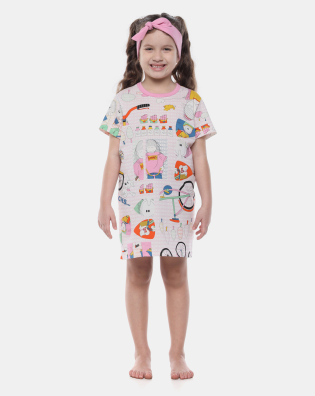 Camisão Manga Curta