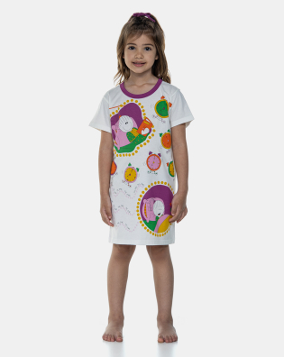Camisão manga curta