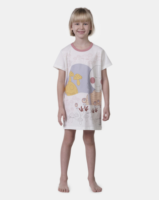 Camisão manga curta               