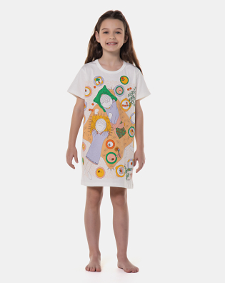 Camisão manga curta                