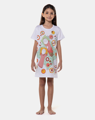 Camisão manga curta          