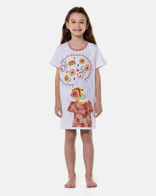 Camisão manga curta        