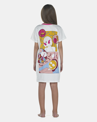 Camisão Feminino Kids Manga Curta