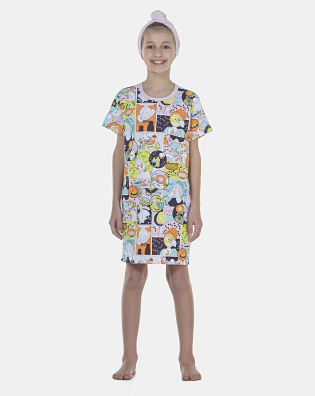 Camisão Feminino Kids Manga Curta