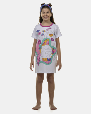 Camisão Feminino Kids Manga Curta