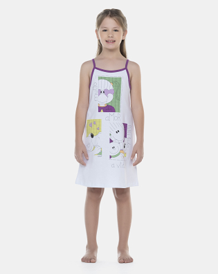 Camisola Feminina Kids Alça