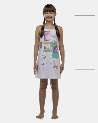 Camisola Feminina Kids Alça