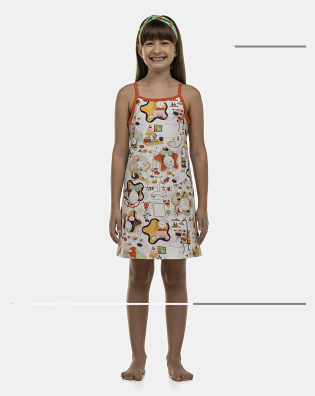 Camisola Feminina Kids Alça