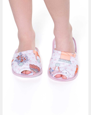 PANTUFA COM ABERTURA INFANTIL - 5 A 12 ANOS