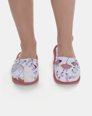 Pantufa Fechada Infantil Feminina Estampada