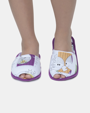 Pantufa Feminina Kids Com Abertura