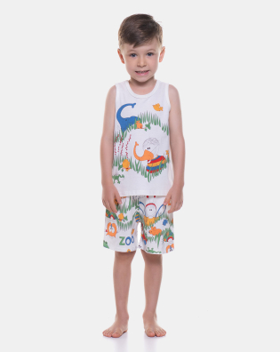 Pijama regata e bermuda