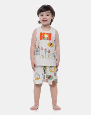 Pijama Regata e Bermuda   