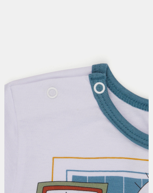 Pijama Infantil Masculino Manga Longa e Calça