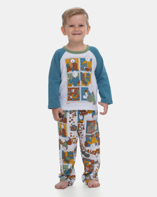 Pijama Manga Longa e Calça
