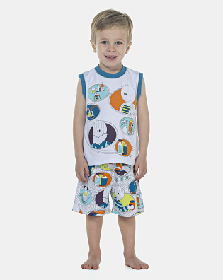 Pijama Masculino Baby Regata Machão e Bermuda