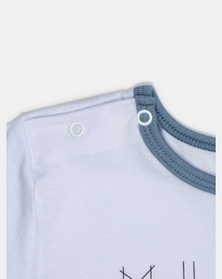 Pijama Masculino Baby Manga Curta e Bermuda