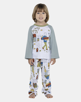 Pijama Masculino Baby Manga Longa e Calça