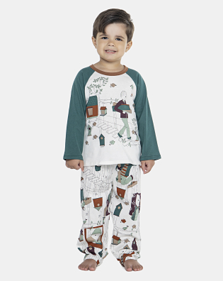 Pijama Masculino Baby Manga Longa e Calça