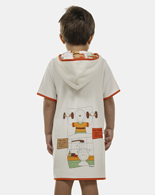Roupão Masculino Baby Manga Curta Atoalhado