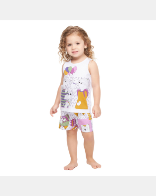 Conjunto Feminino Baby Regata e Short