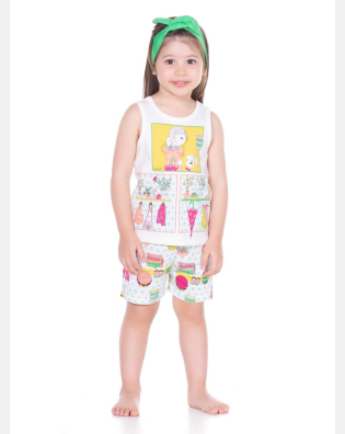 Pijama regata e short