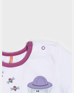 Conjunto Feminino Baby Manga Curta e Calça